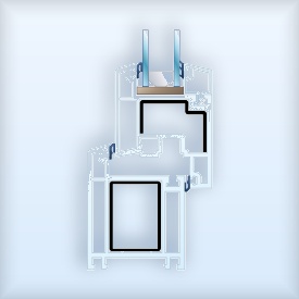 PVC window profile